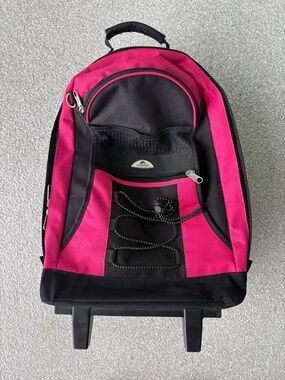Everest 7045WH-DPL-BK Wheeled Backpack/carry on